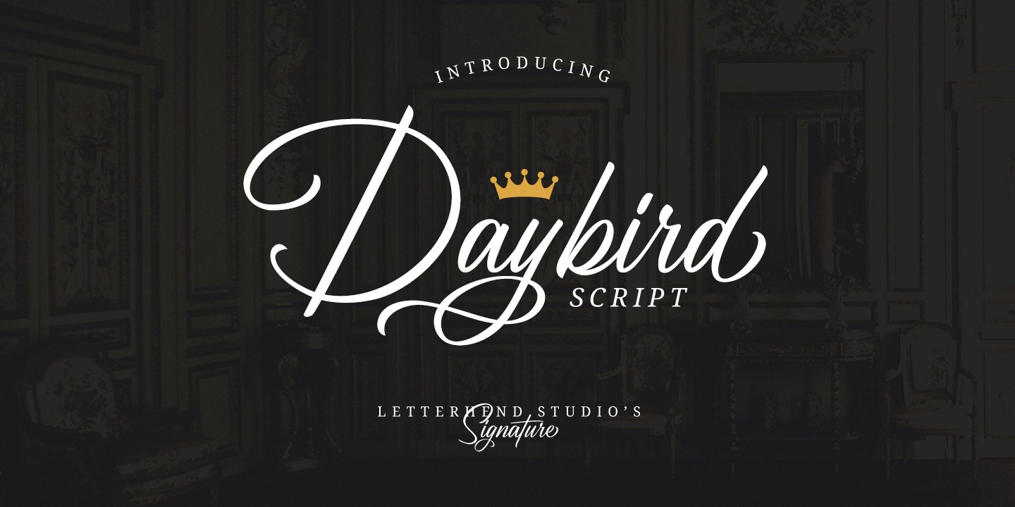 Font Daybird Script